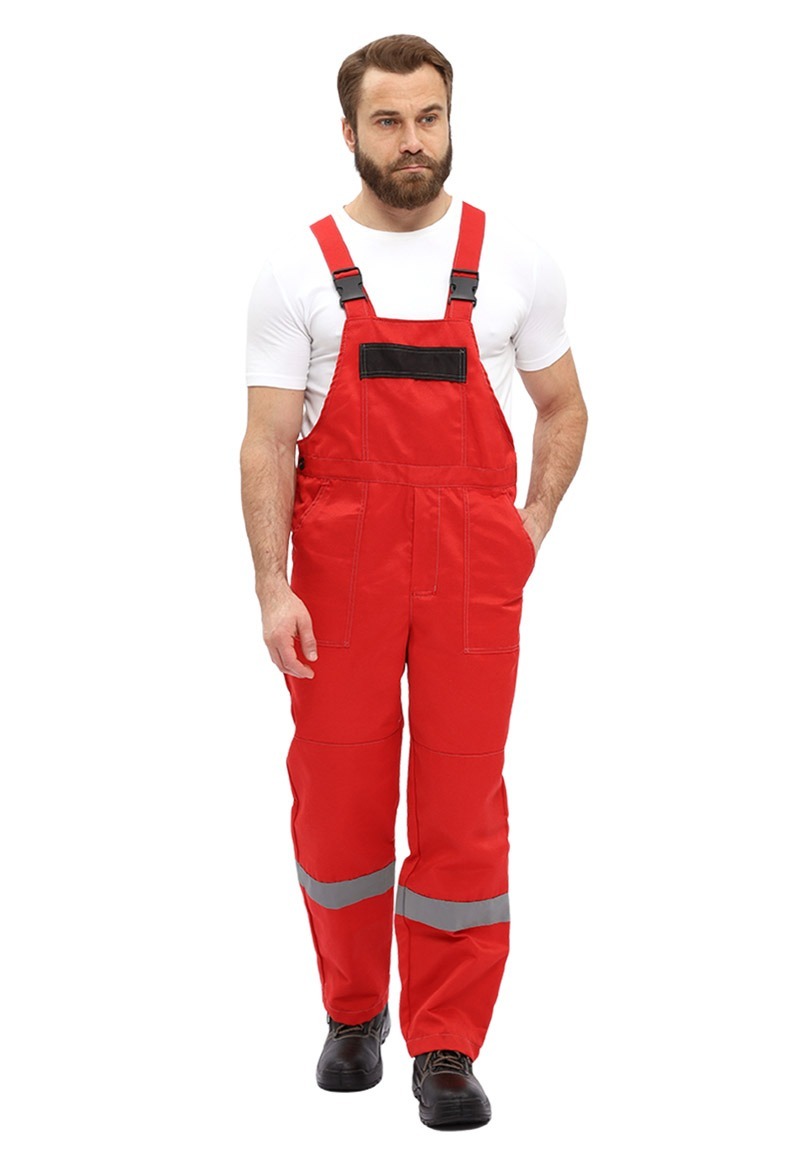 Костюм рабочий "Легион" красный/черный