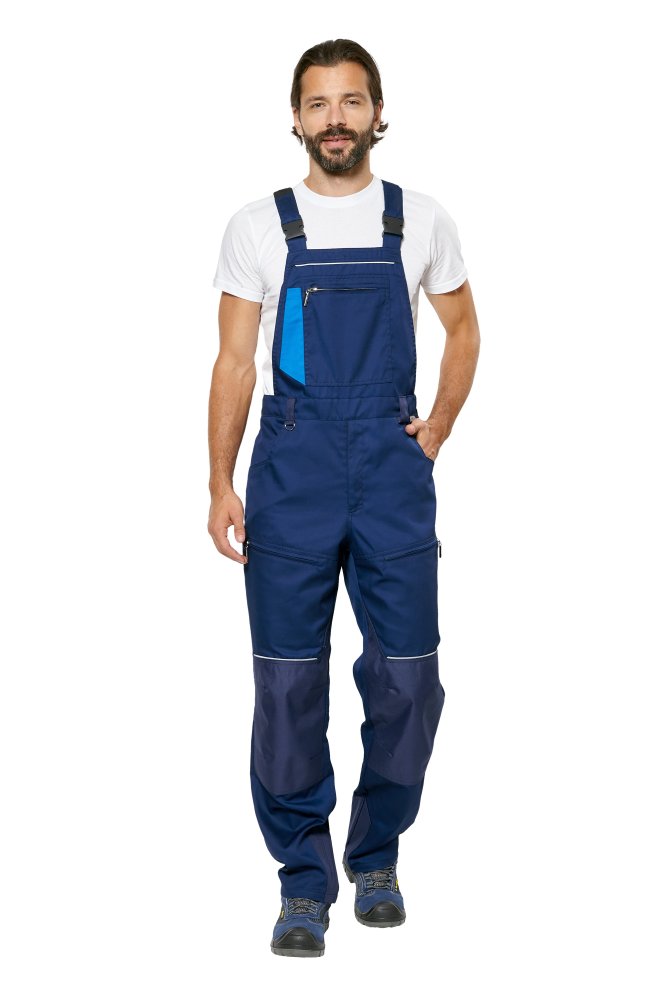 Полукомбинезон рабочий мужской летний "Shelby" цвет темно-синий