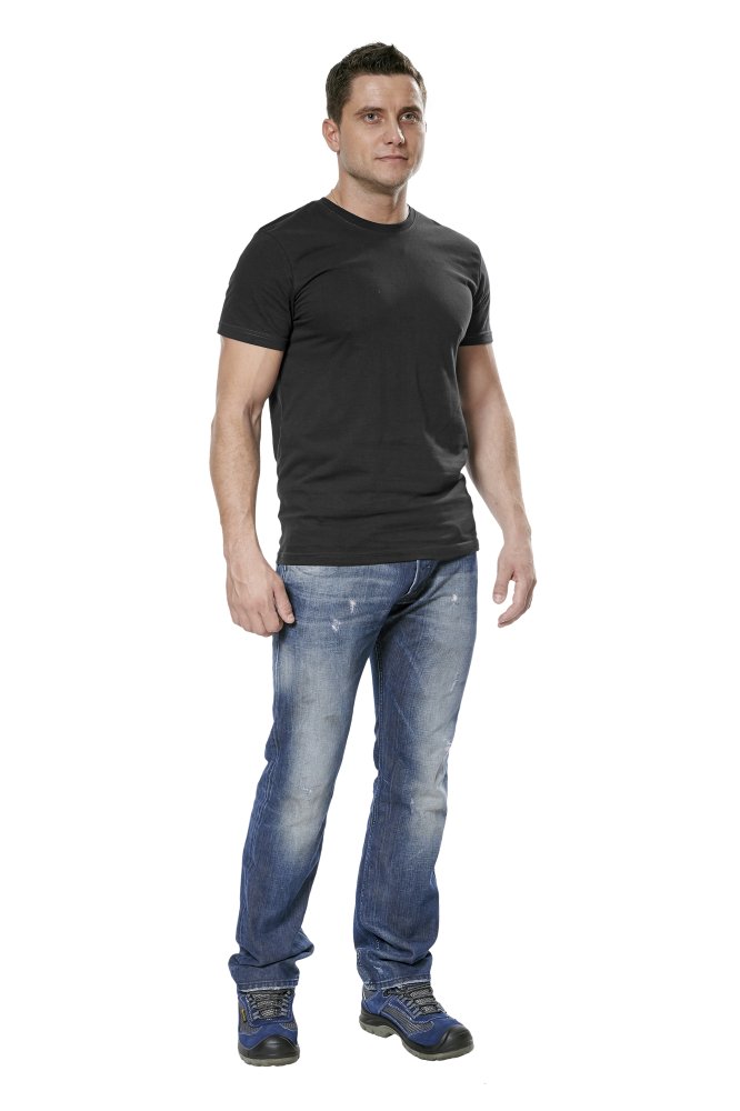 Футболка мужская с коротким рукавом цвет черный