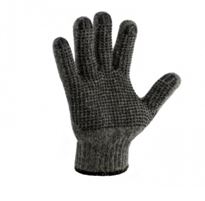 Перчатки полушерстяные Сибирь с ПВХ