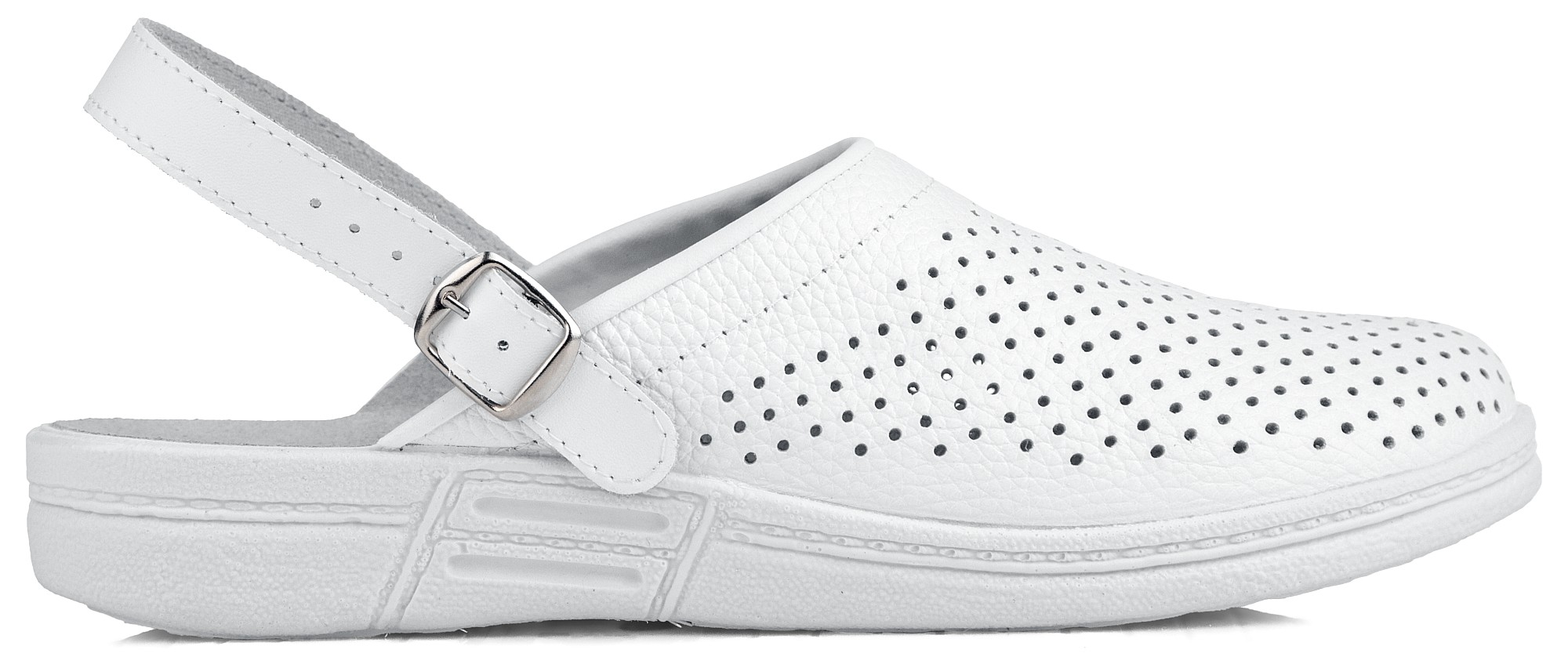 Туфли мужские «Михаил», белые (типа сабо)