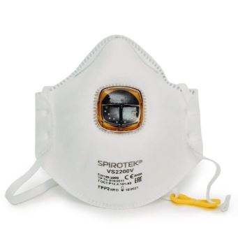 Полумаска фильтрующая (респиратор) SPIROTEK VS 2200V