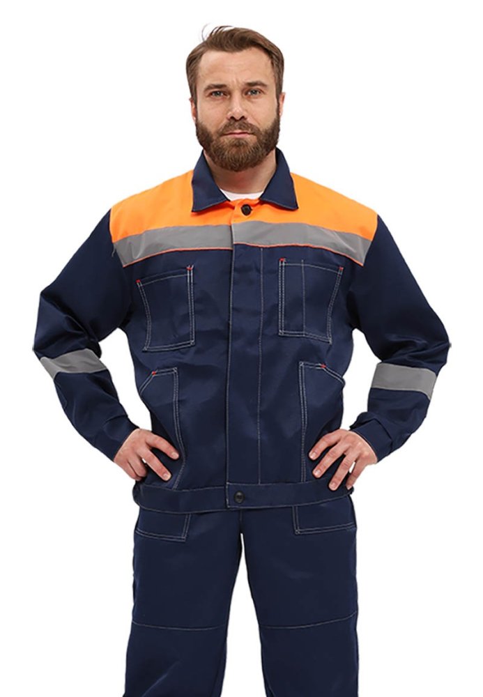 Костюм рабочий "Легион" т.синий/оранжевый