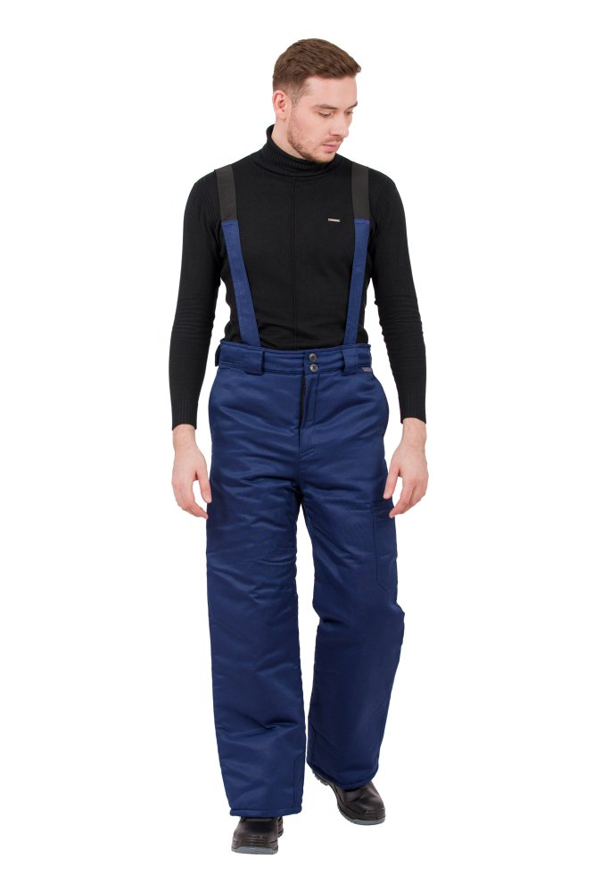 Брюки рабочие мужские зимние "Прим" цвет темно-синий