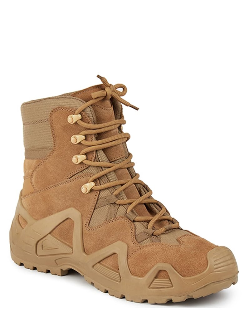 Ботинки с высокими берцами тактические "ТАРАНТУЛ" цвет: бежевый