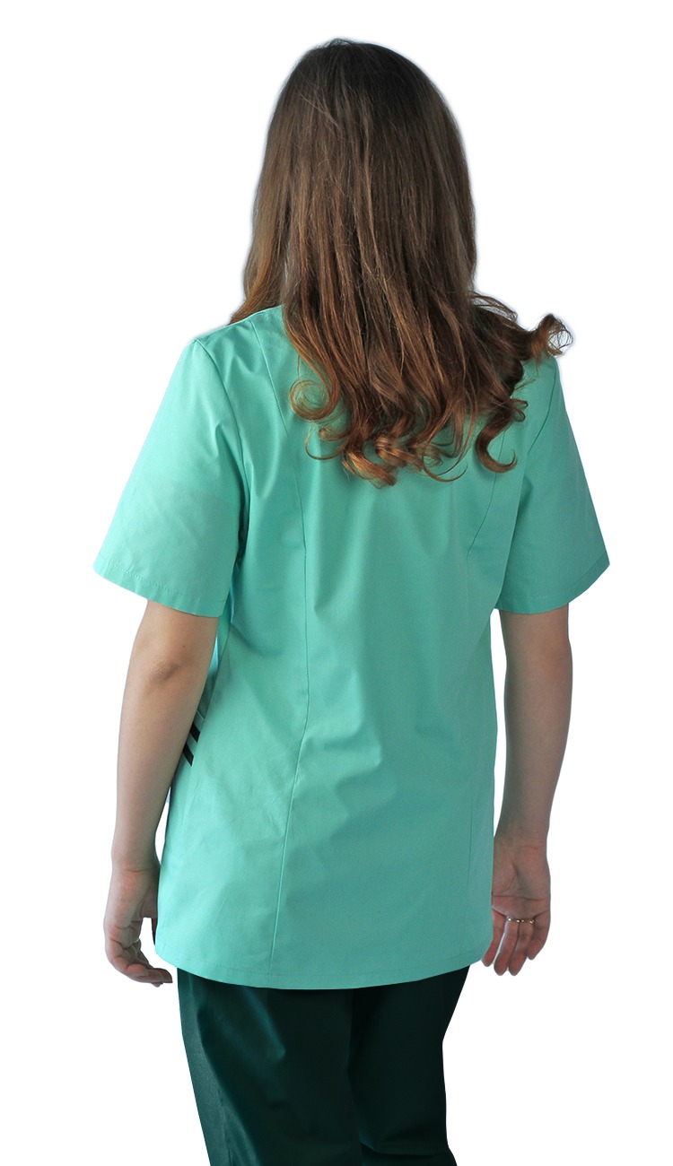 Костюм женский "Сфера" мятный с т-зеленым