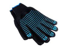 Перчатки х/б с ПВХ "Точка" 7-нитка ЛЮКС, цвета в ассортименте