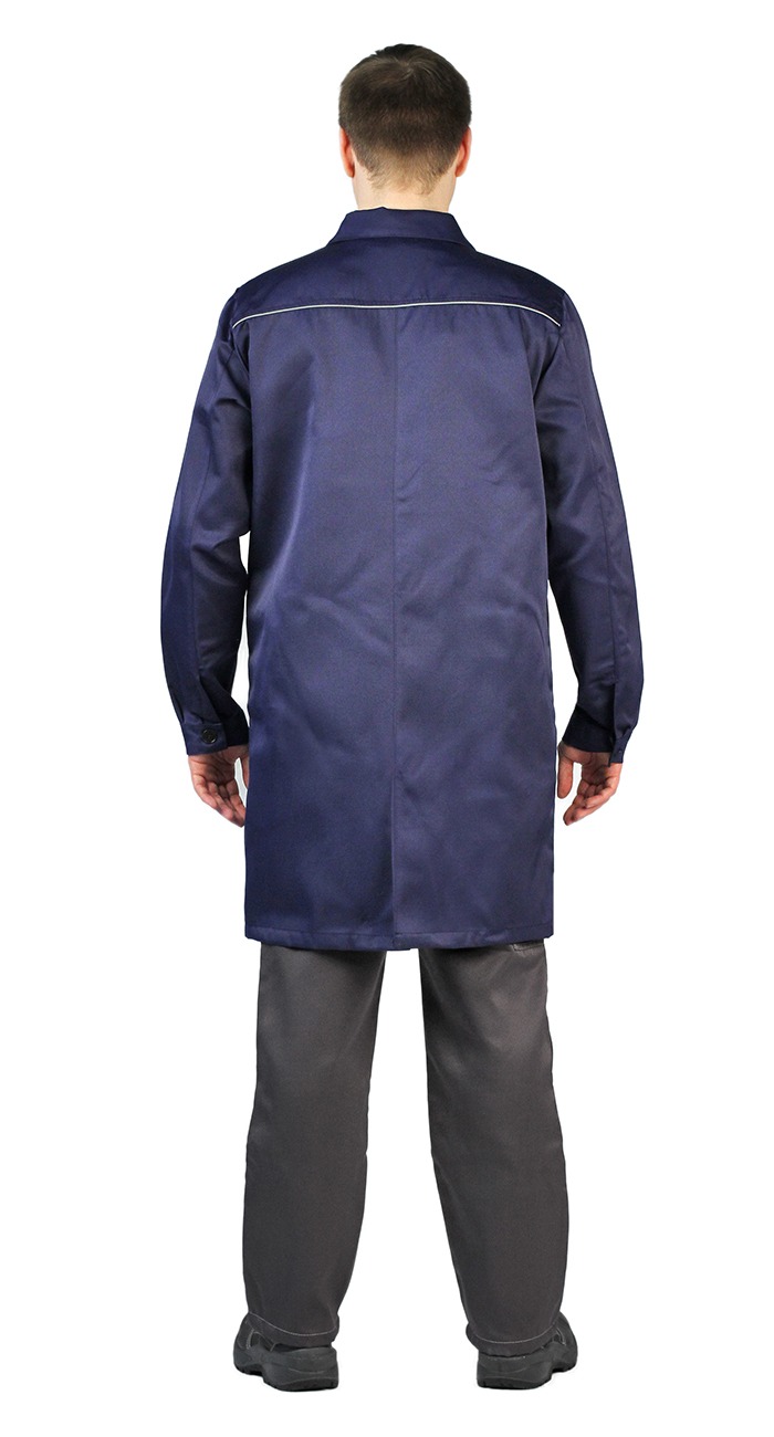 Синий мужской халат Валент