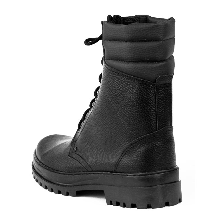 Ботинки с высоким берцем Армия хром на натуральном меху*