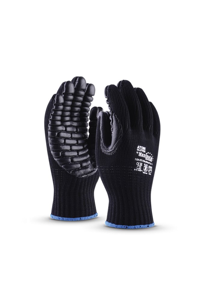 Перчатки рабочие "Вибрест VG-574" защита от вибрации цвет черный