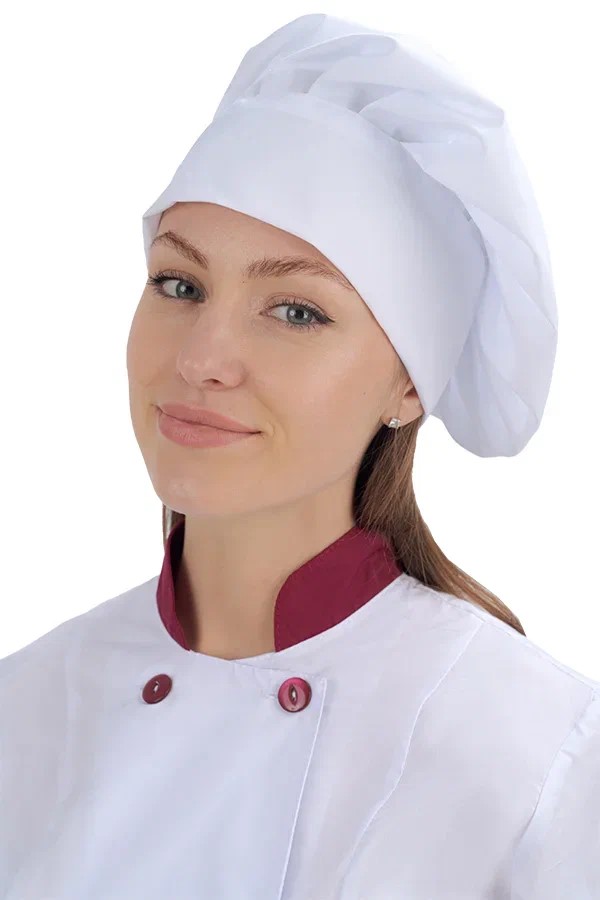 Костюм повара женский бордовый "Эвангелия", тиси