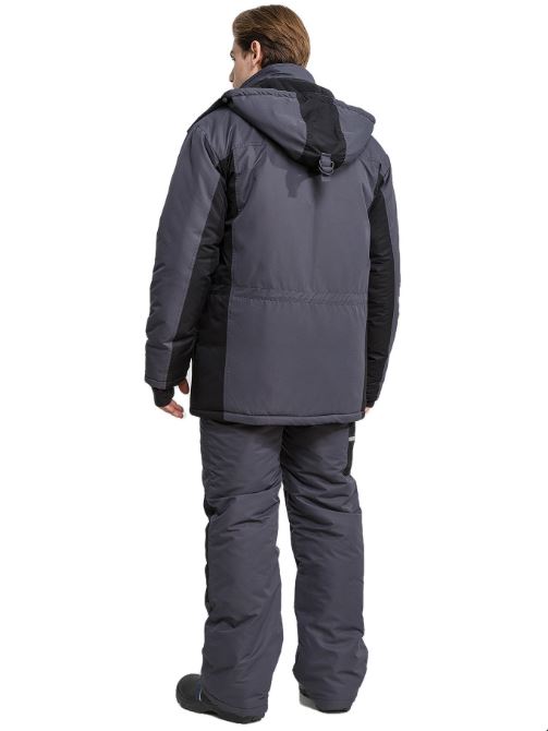 Костюм "ZinDER MEMBRANE" утепленный (т.сер./черн./лайм)