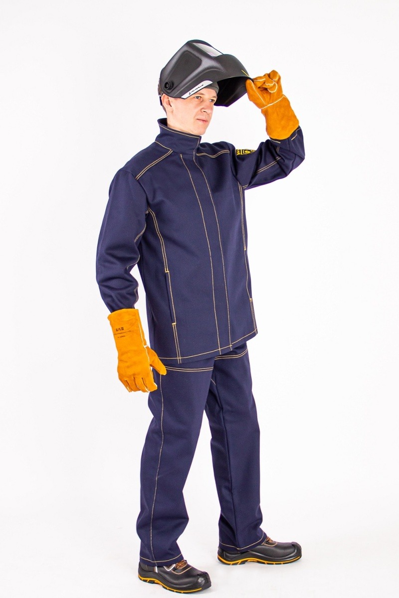 Костюм сварщика "Волат-У" усиленный, 2 класс (куртка+брюки)