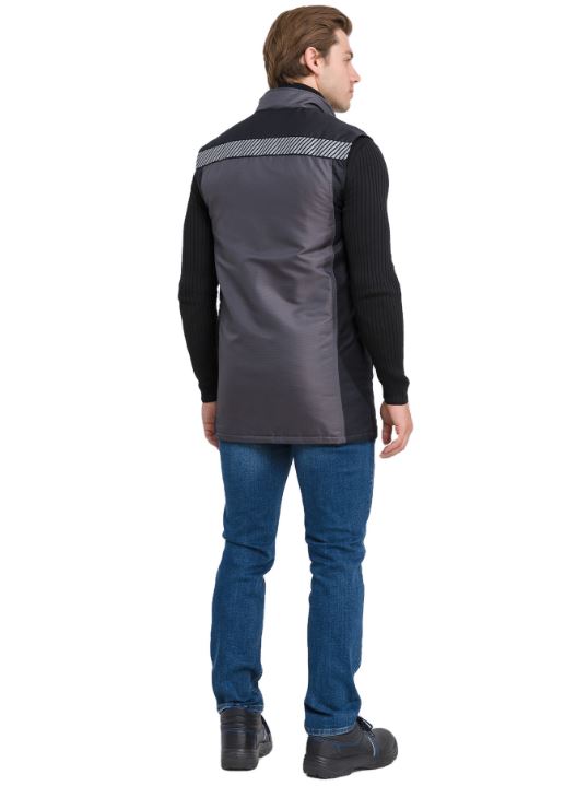 Жилет "ХАРП" утепленный (т.сер/черн)