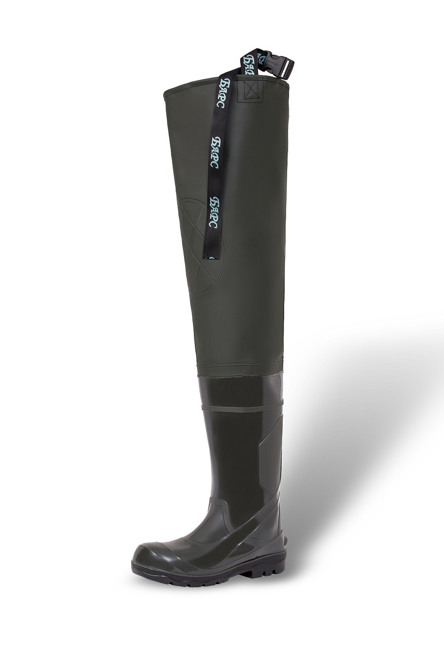 Сапоги ПВХ (БАРС), рыбацкие оливковый (СБ)