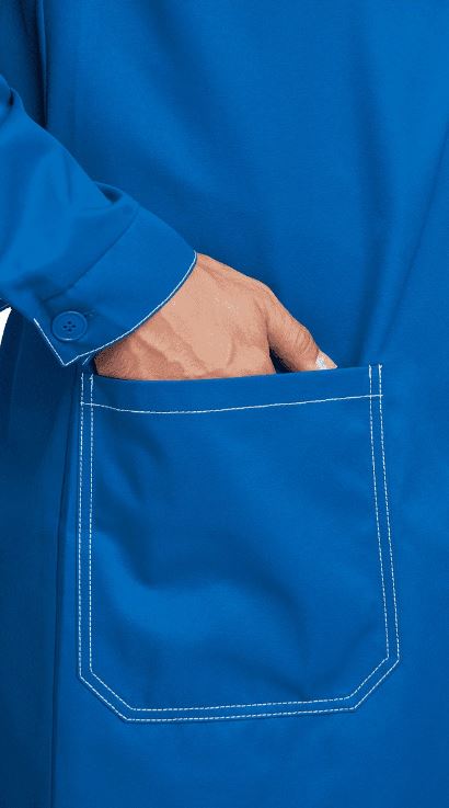 Халат "Монтана" летний (василек/т.синий)