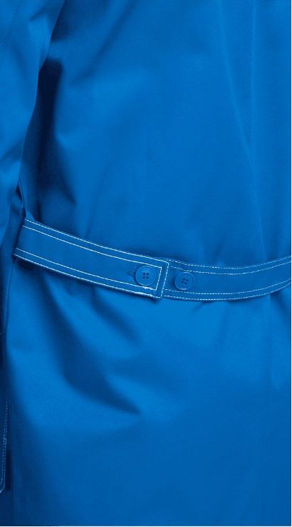 Халат "Монтана" летний (василек/т.синий)