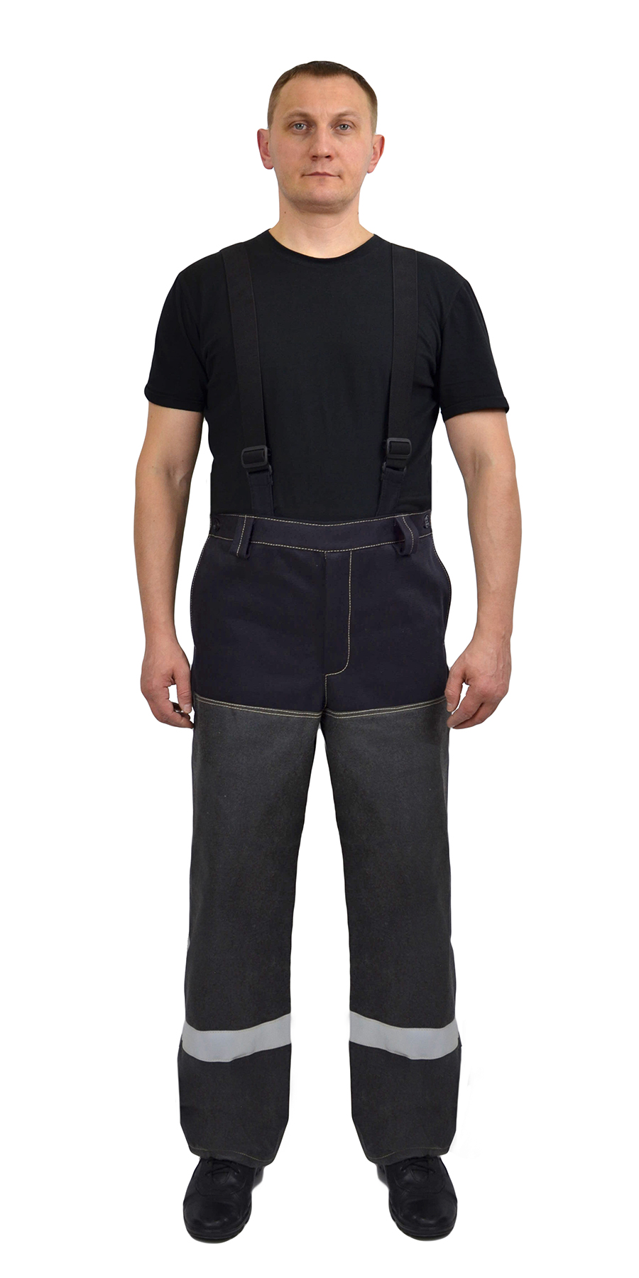 Костюм сварщика «ЦЕРБЕР» комбинированный (хлопок + арамид /панокс с силиконовым покрытием), КС-07