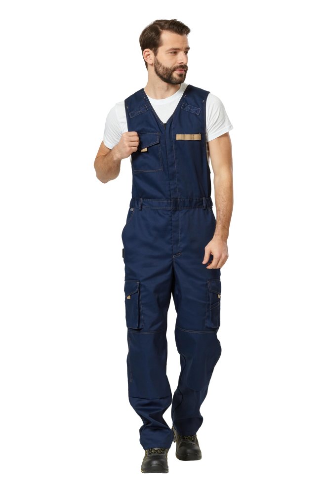 Полукомбинезон рабочий мужской летний "Рольф 2" цвет темно-синий