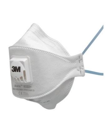 Полумаска фильтрующая (респиратор) 3М 9322+