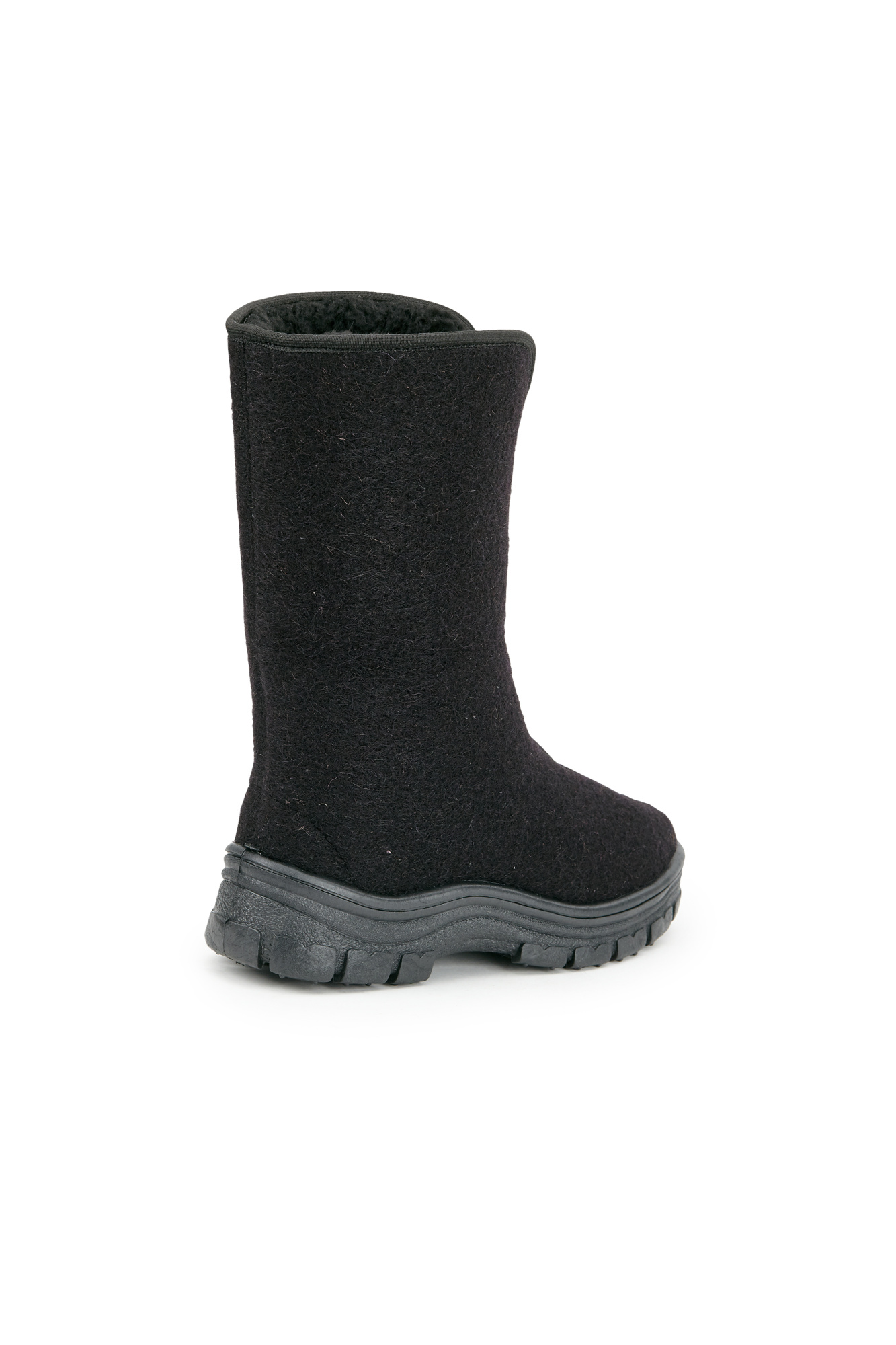 Сапоги женские зимние утепленные суконные цвет черный