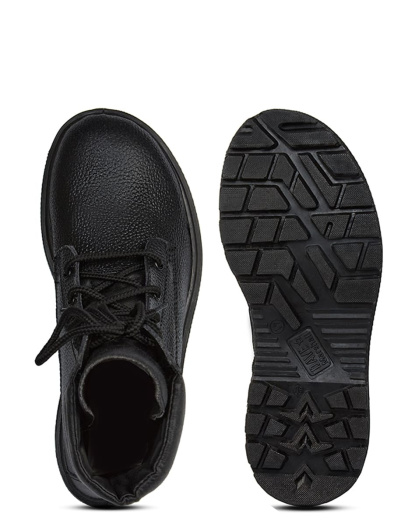 Ботинки с высокими берцами "АРСЕНАЛ", нат.кожа, цвет: черный