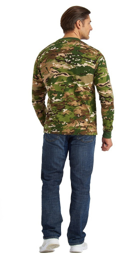 Футболка кмф с длинными рукавами "Мультикам"