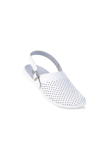 Туфли женские «Лариса», белые (типа сабо)