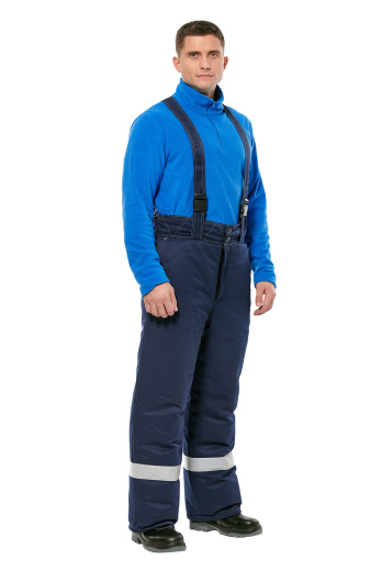 Костюм рабочий мужской зимний "Валдай-Норд" цвет темно-синий