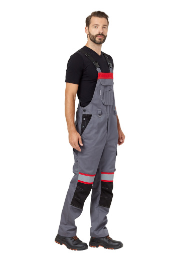 Костюм рабочий мужской летний "Памир" цвет серый/черный/красный