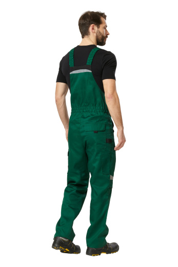 Полукомбинезон рабочий мужской летний "Алатау" цвет зеленый/черный