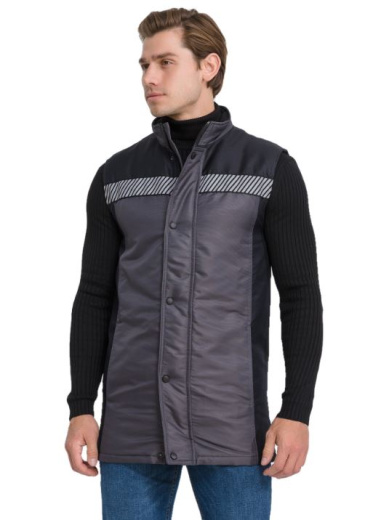 Жилет "ХАРП" утепленный (т.сер/черн)