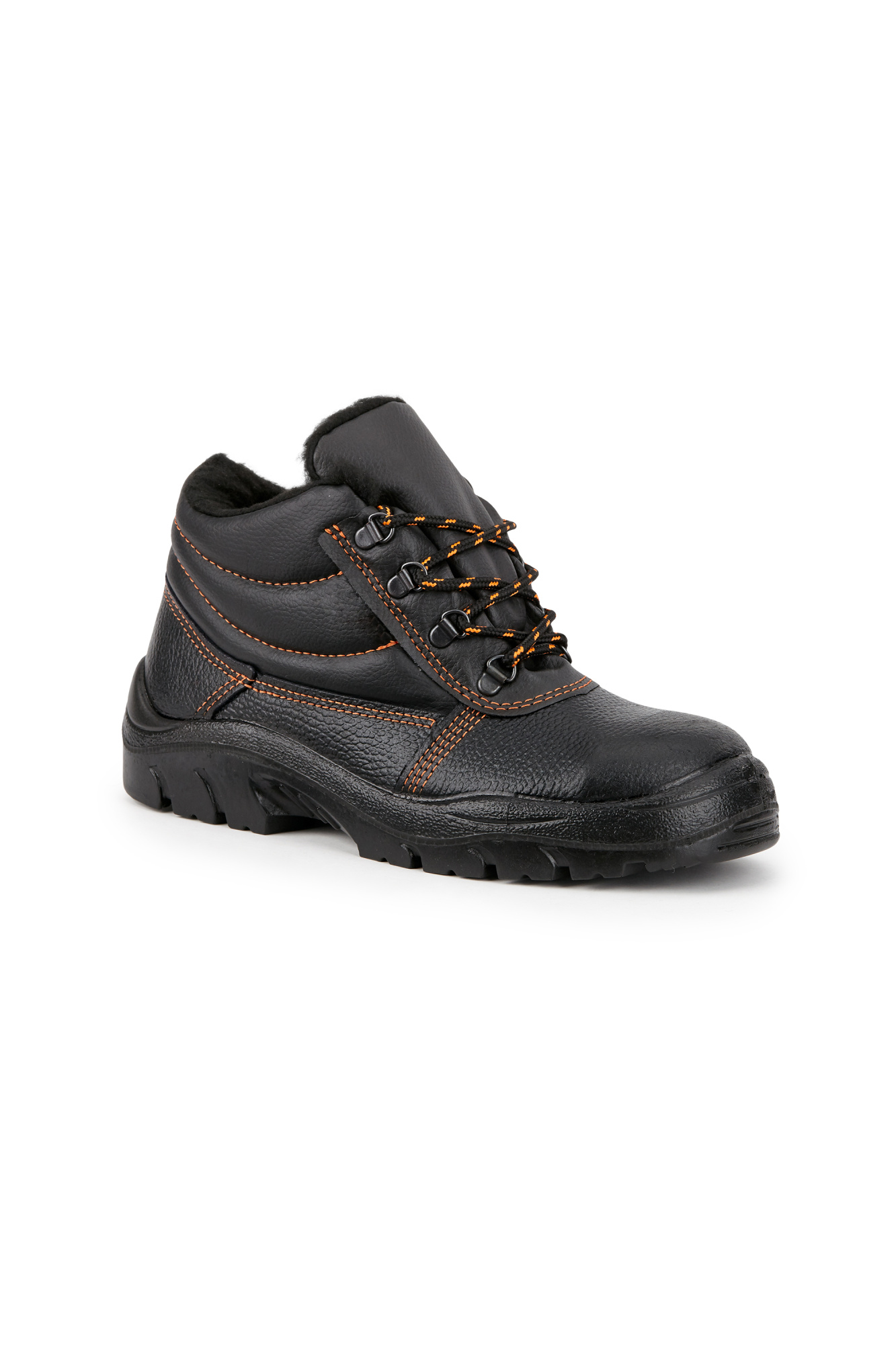 Ботинки рабочие зимние утепленные "Практик" цвет черный