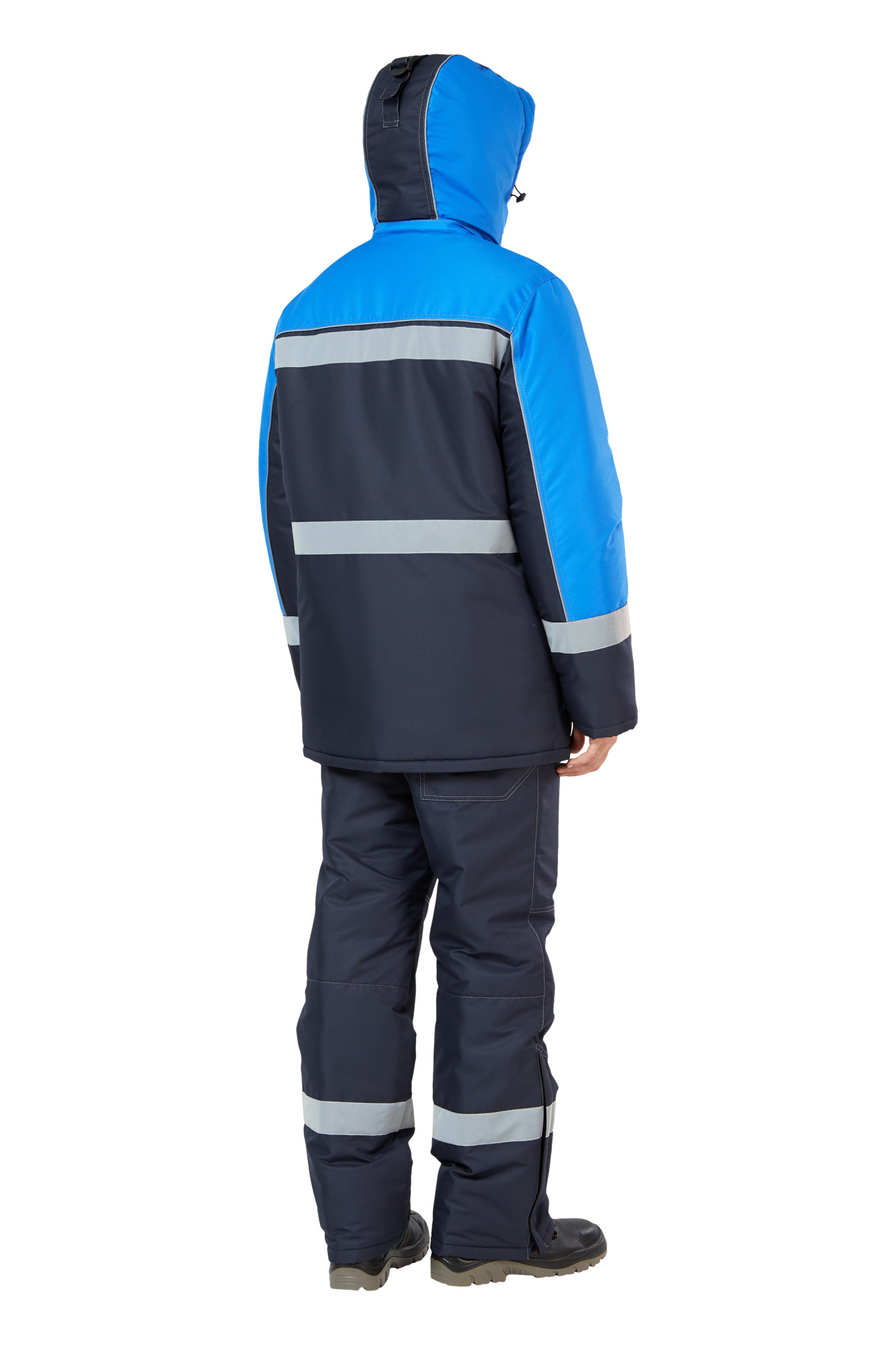 Куртка рабочая мужская зимняя "Сунтар" цвет темно-синий/василек