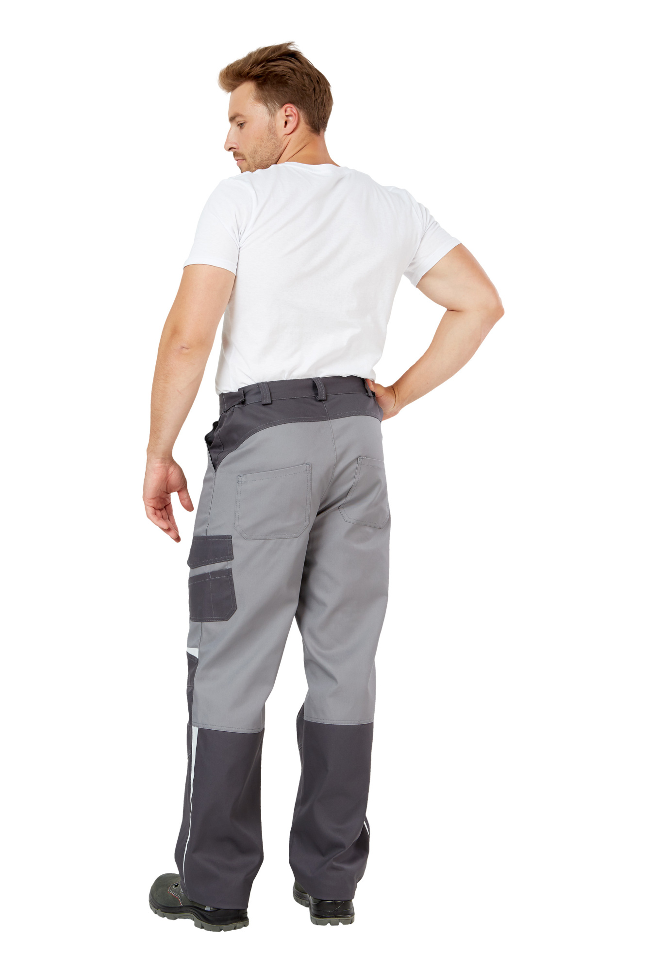 Костюм рабочий мужской летний "Финикс" цвет серый/темно-серый