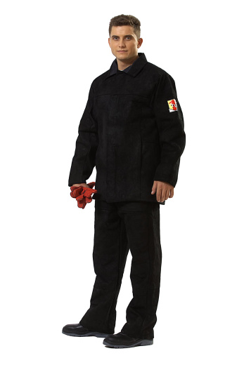 Костюм рабочий мужской "Сварщик" цвет черный