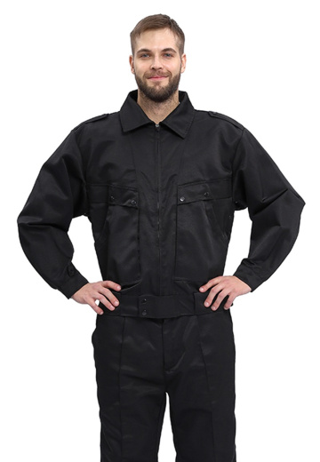 Черный мужской костюм охранника