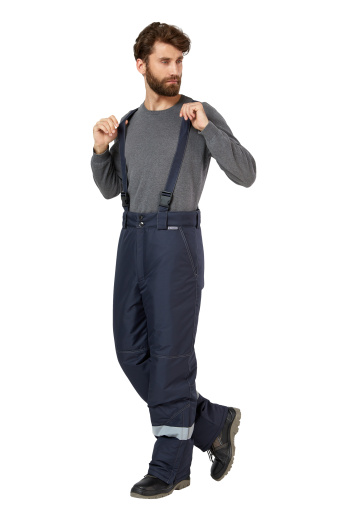 Брюки рабочие мужские зимние "Сунтар" цвет темно-синий