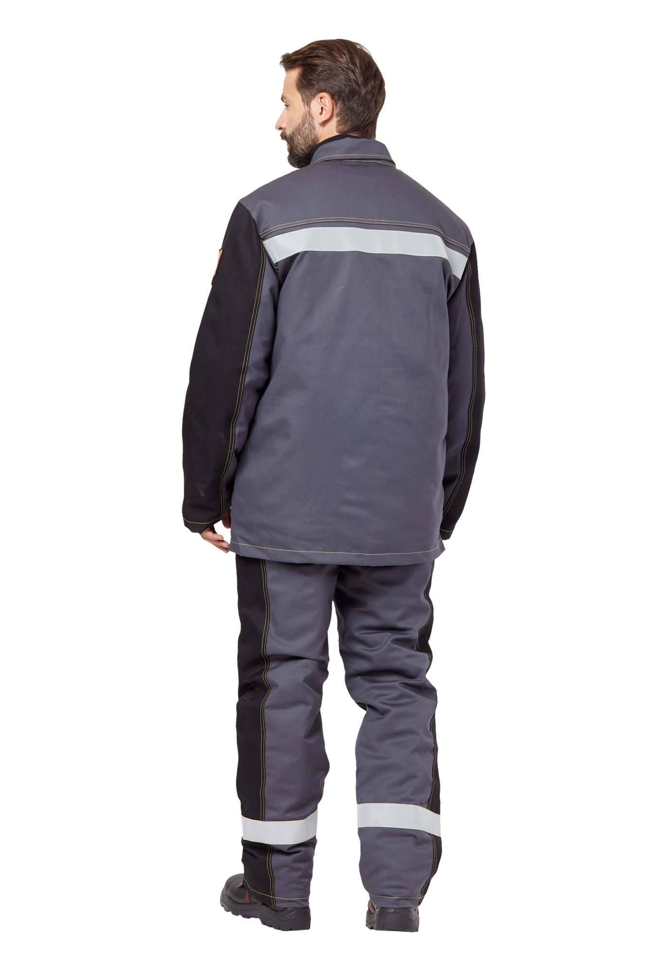 Костюм сварщика мужской зимний "Файмер 1" цвет серый/черный