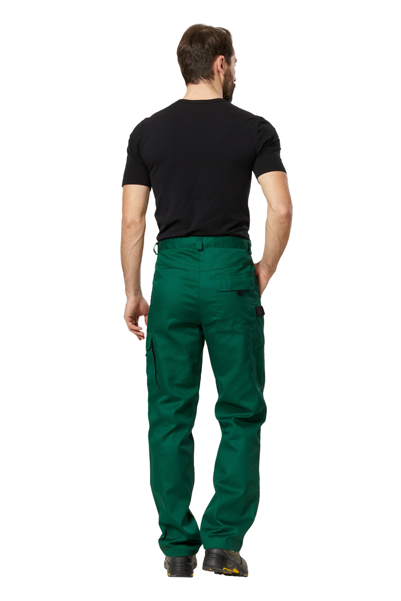 Брюки рабочие мужские летние "Алатау" цвет зеленый/черный