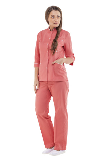 Брюки женские "Юкка" цвет корал