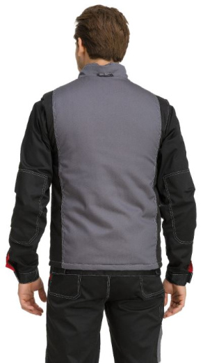 Жилет "Город" утепленный (т.сер/св.сер/черн)