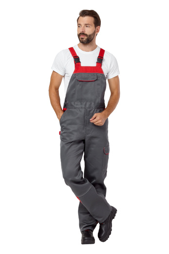 Костюм рабочий мужской летний "Страйк 2" цвет серый/красный