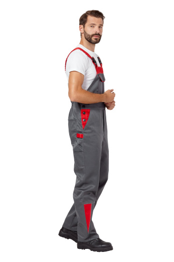 Костюм рабочий мужской летний "Страйк 2" цвет серый/красный
