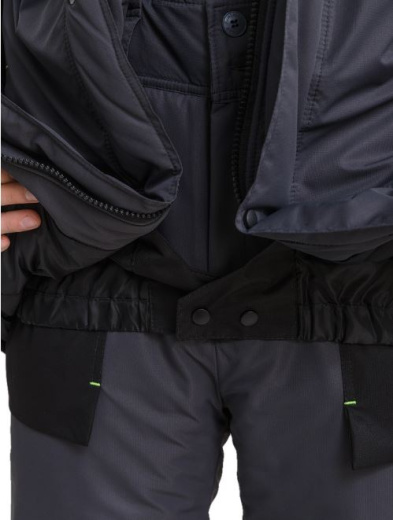 Костюм "ZinDER MEMBRANE" утепленный (т.сер./черн./лайм)