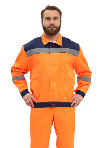 Костюм рабочий "Легион" оранжевый/т.синий