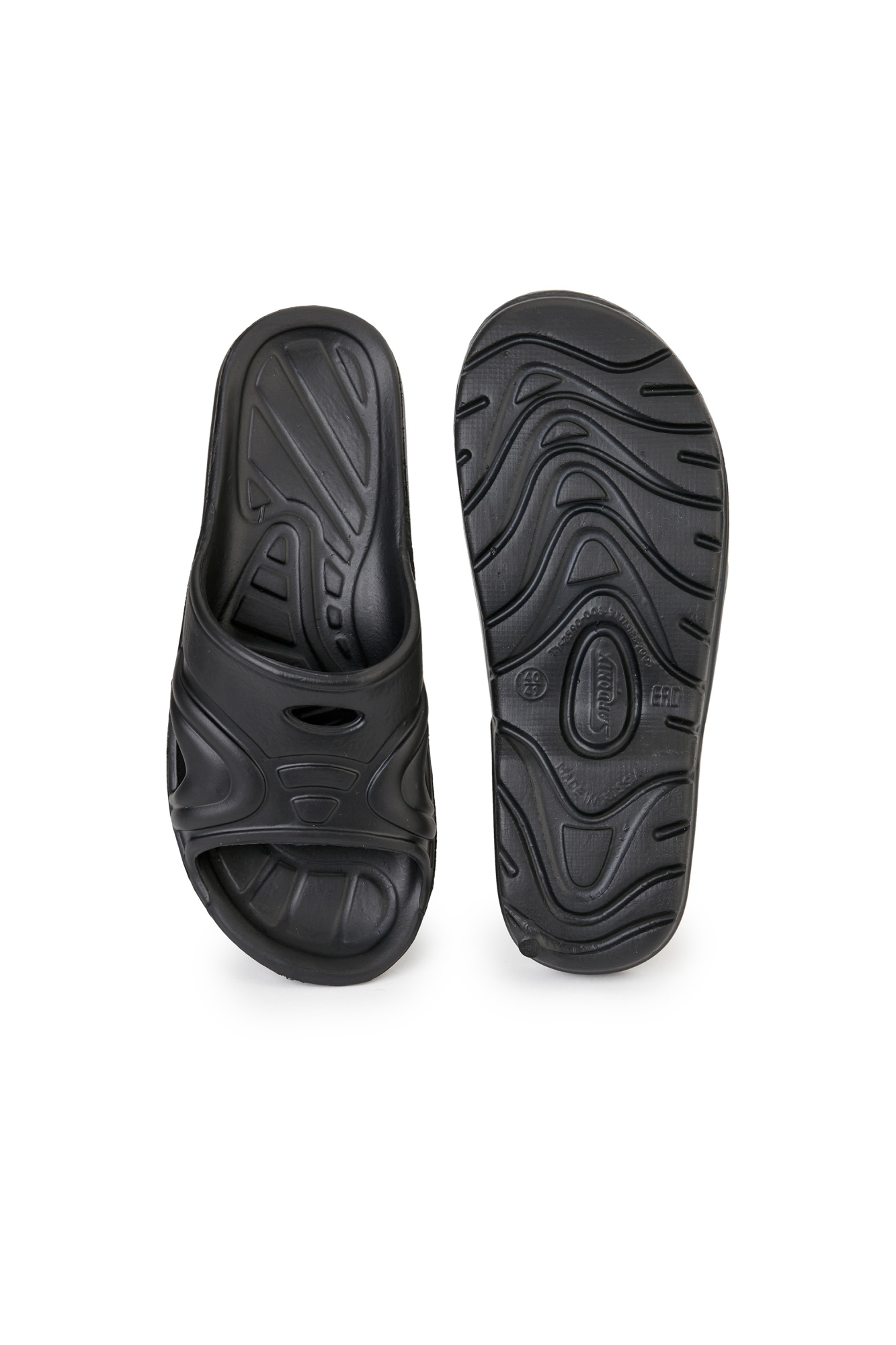 Тапочки пляжные ЭВА цвет черный