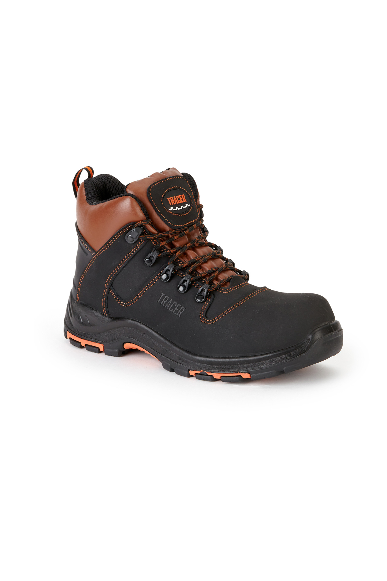 Ботинки рабочие зимние утепленные "Трейсер-Босс" с КП цвет черный