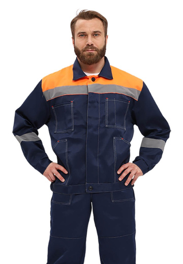 Костюм рабочий "Легион" т.синий/оранжевый