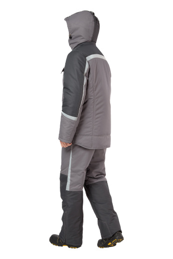 Костюм рабочий мужской зимний "Финикс" цвет серый/темно-серый